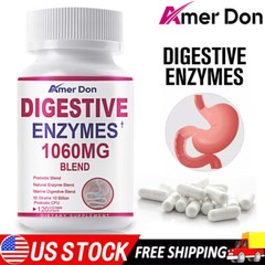 Digestive Enzymes Prebiotic & Probiotics Gas, Constipation & Bloating Relief 120
