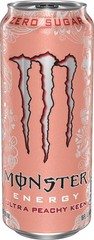 Sugar Free Energy Drink, Ultra Peachy Keen Flavor, 16 oz Can
