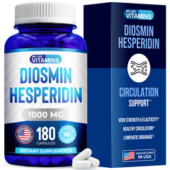 We Like Vitamins Diosmin Hesperidin 1000mg – 180 Capsules – 90 Day Supply