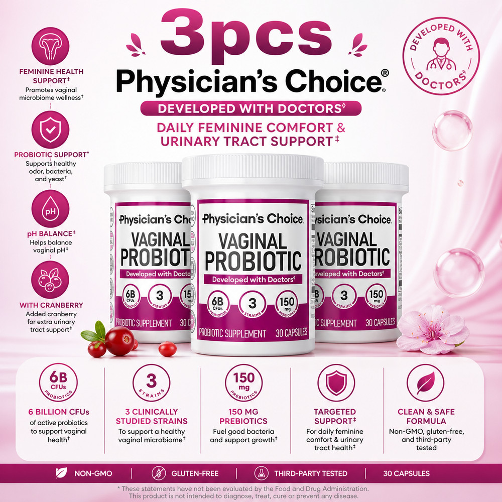 Physician’s Choice Vaginal Probiotic for Women – Support Vaginal PH Balance NEW