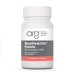 Folate QuatreActiv 90 vcapsules Allergy Research Group EXP 06/2027