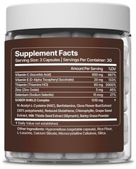 Sober Shield | All-in-One Detox & Craving Support – Focus, Mood & Motivation Sup