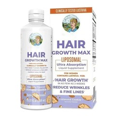 Hair Growth Max Liposomal, Almond Cookie, 15.22 fl oz (450 ml)