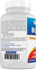 Best Naturals BCAA Branch Chain Amino Acid, 3200mg per Serving, 200 Capsules