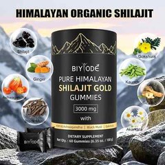 Himalayan Shilajit GOLD Gummies, Organic, Extremely Potent 3000 weight measure,