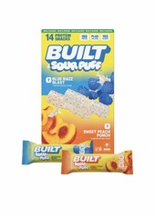BUILT Sour Puff Protein Bars Variety Pack, 1.45 oz, 14-pack