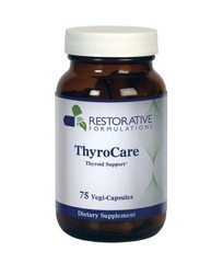 ThyroCare Restorative Formulations 75 Capsules — Exp 11/2027