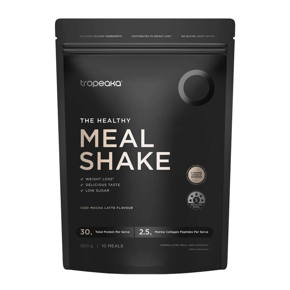 Tropeaka The Healthy Meal Shake – Iced Mocha Latte – Clean Meal Replacement P…