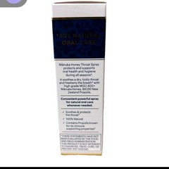 Mānuka Health New Zealand Throat Spray with Propolis MGO 400+ 0.67 fl oz