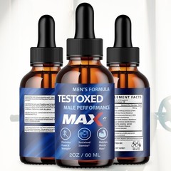 (5 Pack) Testoxed Max Drops Male Health Support Vitamin Supplement 150 Servings