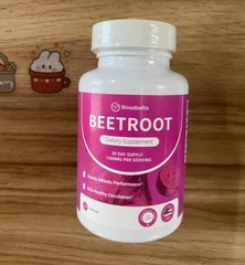 3PCS Rosabella Organic Beet Root 60 CapsulesNatural Energy Boost Blood Pressure