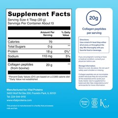 Vital Proteins Collagen Peptides Powder – Supports Hair, Nail, Skin, Bone &