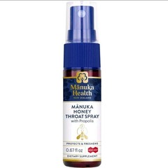 Mānuka Health New Zealand Throat Spray with Propolis MGO 400+ 0.67 fl oz