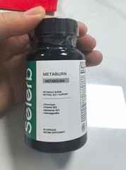 Selerb METABURN Metabolism Supplement Capsules w/ Berberine & B12, 60 Ct