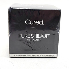 Cured Pure Himalayan Shilajit 100mg w/ Organic Honey MGO 340mg 30 Gummies