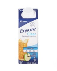 Ensure Clear Therapeutic Nutrition Apple Flavor Liquid 8 oz – Case of 24