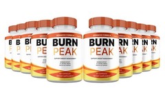 Burn Peak Capsules, Max Strength, BurnPeak All Natural Supplement (10 Pack)
