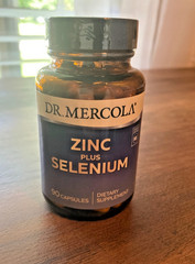 Dr Mercola Zinc Plus Selenium Antioxidant and Mineral Supplement 90 Capsules
