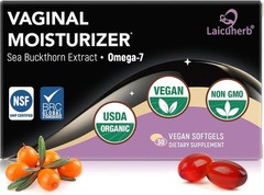 Vaginal Moisture Oral Soft Gel Capsules for Dryness & Moisture, Organic Sea Buck