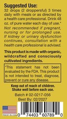 SpeedyVite® Kidney Cleanse Supplement (2 Fl oz Drops) Organic & Wild made in USA