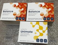 Pack Of 3-Unicity Balance 60ct + Unimate Lemon 30ct Combo (Free Shipping)