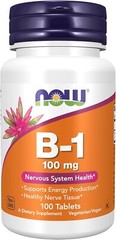 NOW Supplements, Vitamin B-1 100 Mg, Energy Production*, Nervous System Health*,