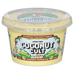 The Coconut Cult Organic Banana Cream Pie Coconut Yogurt – 4oz