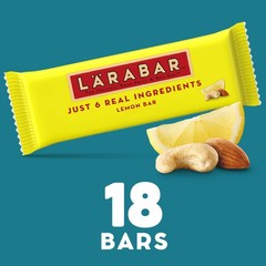 Larabar Lemon Bar Fruit and Nut Bars, Gluten Free and Vegan, 28.8 oz, 18 Ct