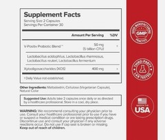 1-3PACK URO O Positiv Vaginal Probiotics for Women pH Balance w/ Prebiotic 60pcs