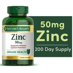 Nature’s Bounty Zinc 50 mg 200 Ct Tablet Support Immume System