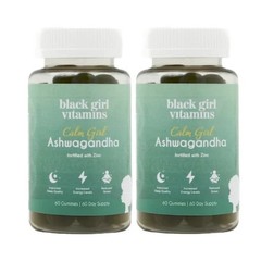 2-Pack Black Girl Vitamins Calm Girl Ashwaganda + Zinc Gummies – 120 Gummies