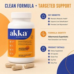 5-Pack AKKA Premium Liver Detox Cleanse – Supports Healthy Liver Detox- 300 Caps