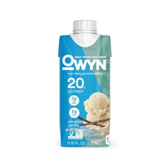 Only What You Need , Vegan Plant,Based Protein Shake, Vanilla, 20g Protein.