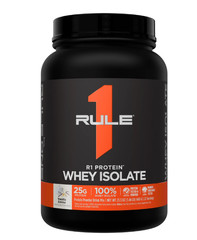 Rule 1 R1 Whey Isolate Protein Vanilla Creme 25g Protein 1.5 lb Powder
