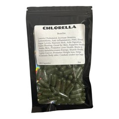 Chlorella 100 Capsules Green Food Superfood Dietary Supplement 2oz