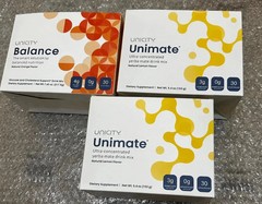 Unicity Unimate Lemon 60 Pkts & Balance 30 Sticks Sealed Exp 09/2027 Free Ship