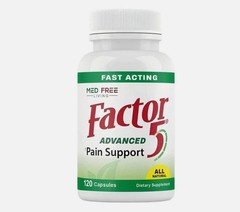 Premium Muscle Med Free Living Factor 5 Organic Joint & 1-5pack Support Complex