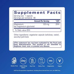 Pure Encapsulations Magnesium (Glycinate) – Supplement to Support Stress Relief-