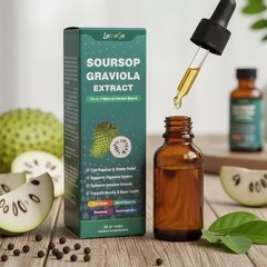 Lamfoa Soursop Graviola Extract Liquid Supplement 60ml Sea Moss Black Seed Oil