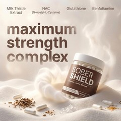Sober Shield | All-in-One Detox & Craving Support – Focus, Mood & Motivation Sup