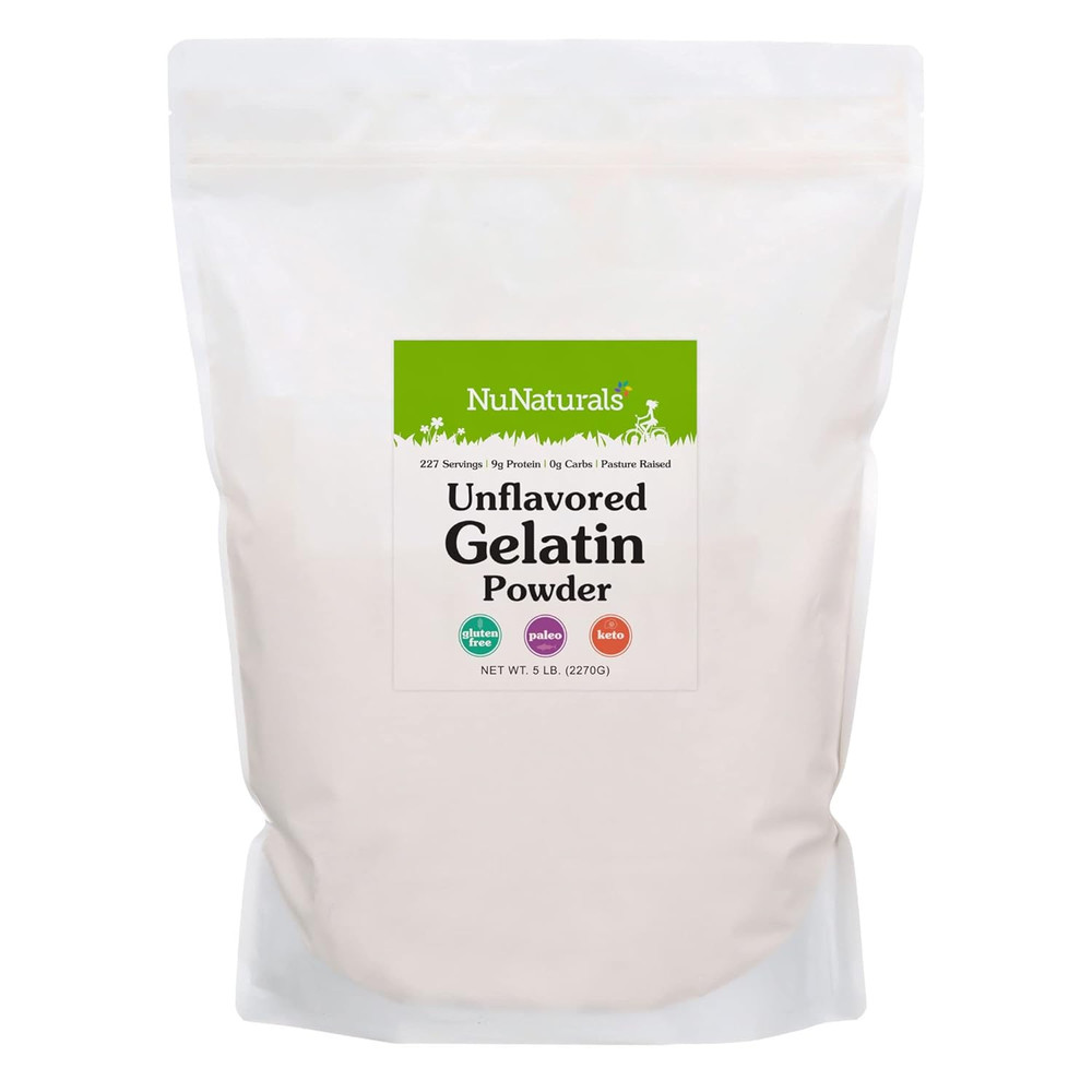Unflavored Beef Gelatin Powder, Instantly Thickens, Stabilizes, and Texturizes,