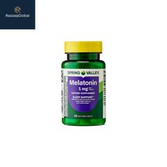 Spring Valley Melatonin Tablets Sleep Support Dietary Supplement, 1 mg 120 Count