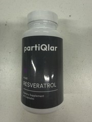 partiQlar Pure Resveratrol Dietary Supplement 500mg 60 Capsules