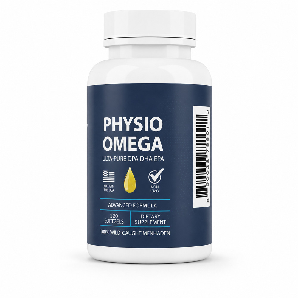 Physio Omega Ultra Pure DPA DHA EPA 120 Count Non GMO USA