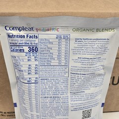 Compleat Pediatric Organic Blends 33 Ct – 10.1 oz Pouch Vegan Ex. 6/2/2026