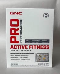 GNC Pro Performance Active Fitness Vitapak(EXP:06/2026)