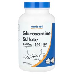 2 X Nutricost, Glucosamine Sulfate, 240 Capsules (750 mg per Capsule)
