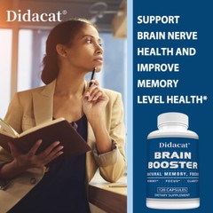 Nootropic Brain Booster Improve Brain Function Health Enhanced Clarity 120 Pills