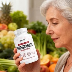 Alevia Pomegranate Capsules 60ct Organic Extract Antioxidant