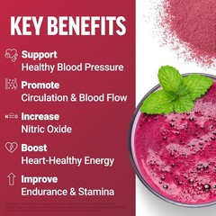 30 Servings of Total Beets Drink Mix – Natural Support for Energy & Circulation